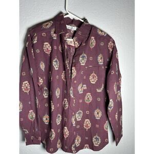 VTG Impressions Of California Men’s Button Down Shirt Long Sleeve Size M W/ Pads